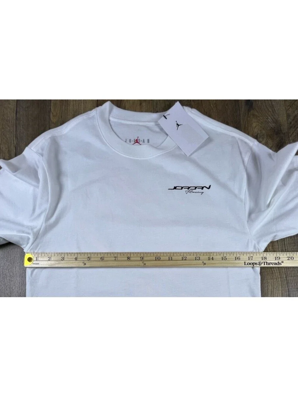 Jordan Racing Tyler Reddick Grand Prix T-Shirt New Size XS MJ 23 NWT 2 Sided